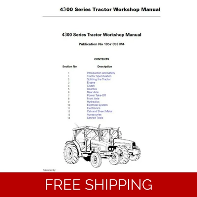 MASSEY FERGUSON 4300 SERIES ALL MODELS DEALERS WORKSHOP MANUAL MASSEY FERGUSON 4300 SERIES ALL MODELS DEALERS WORKSHOP MANUAL